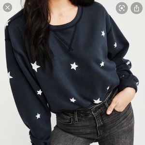 Abercrombie and Fitch Crop Star Sweatshirt